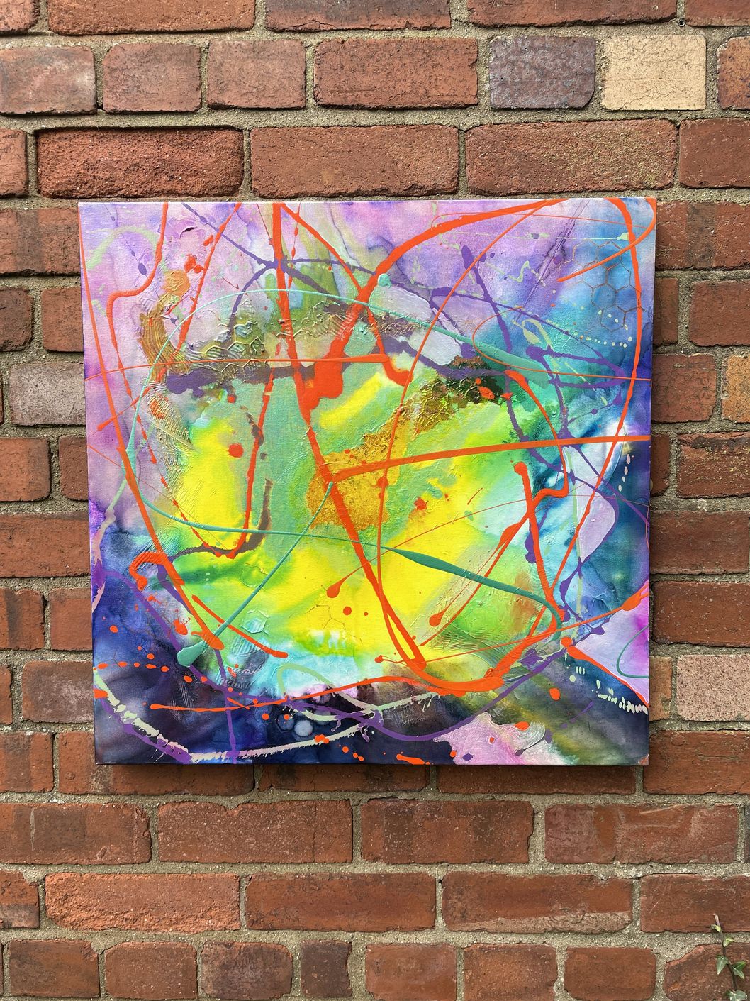 Close up of Abstract Art Gently