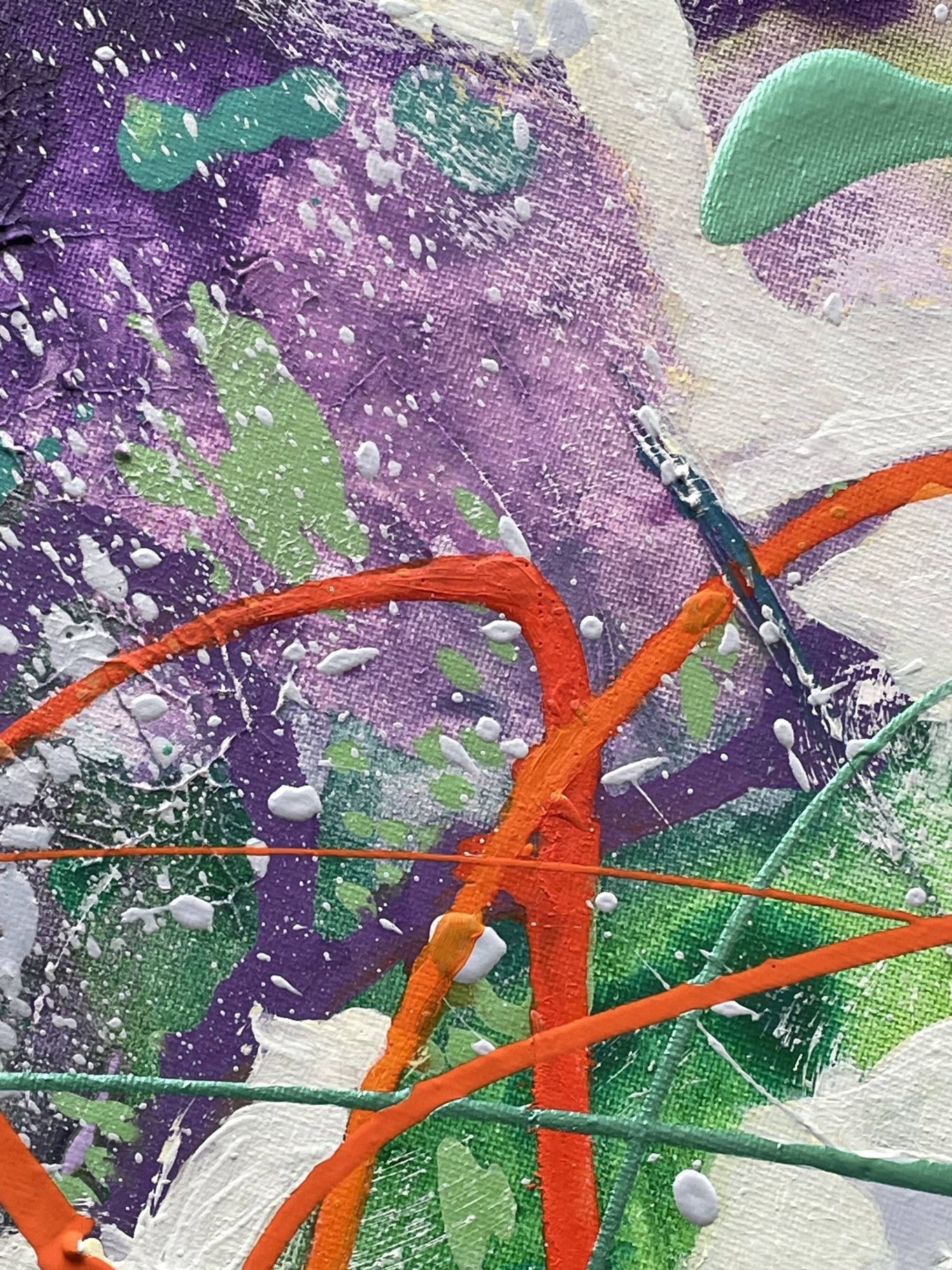 Close up of Abstract Art