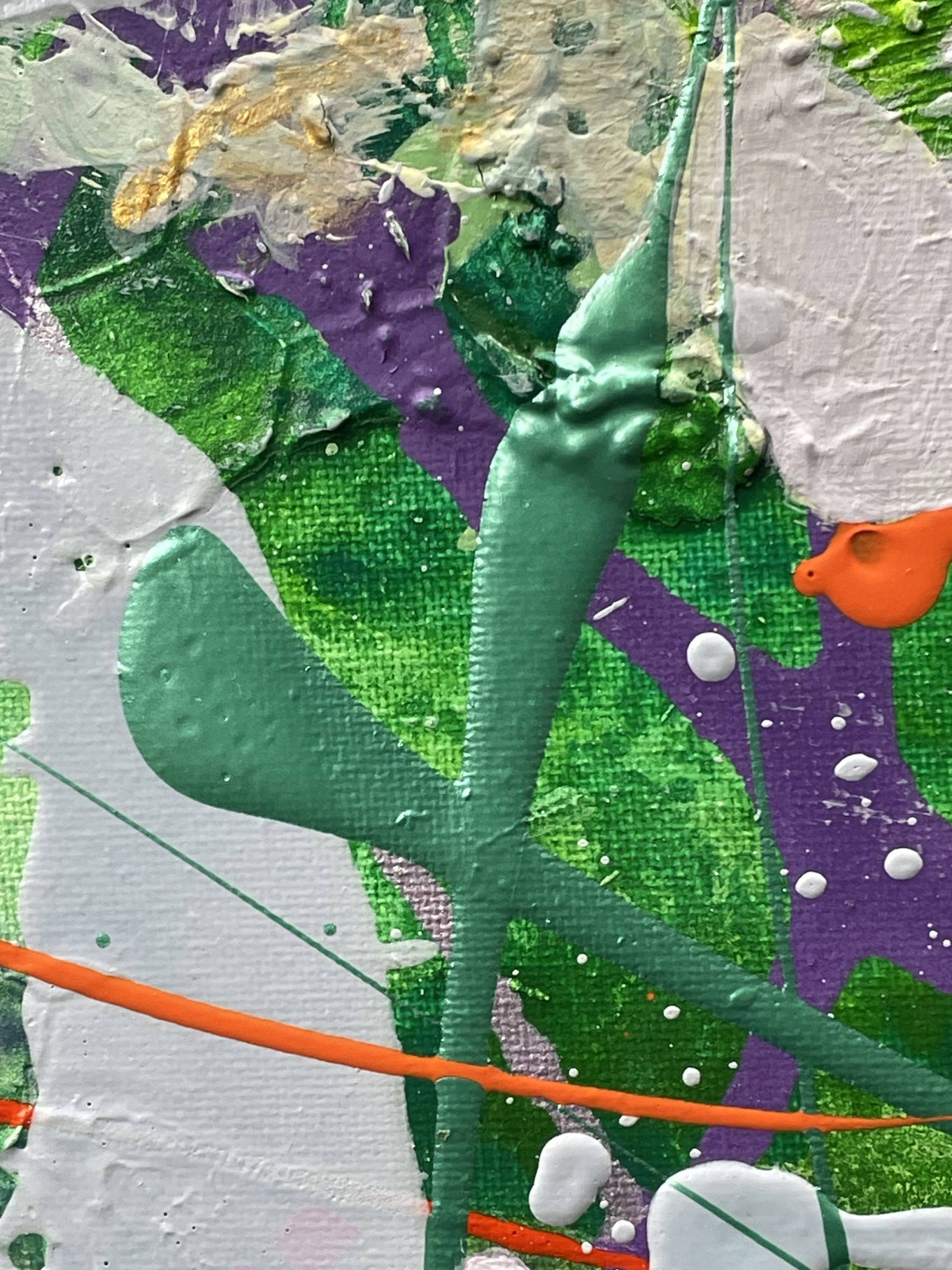 Close up of Abstract Art