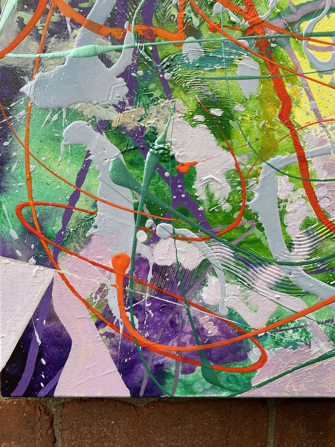 Close up of Abstract Art