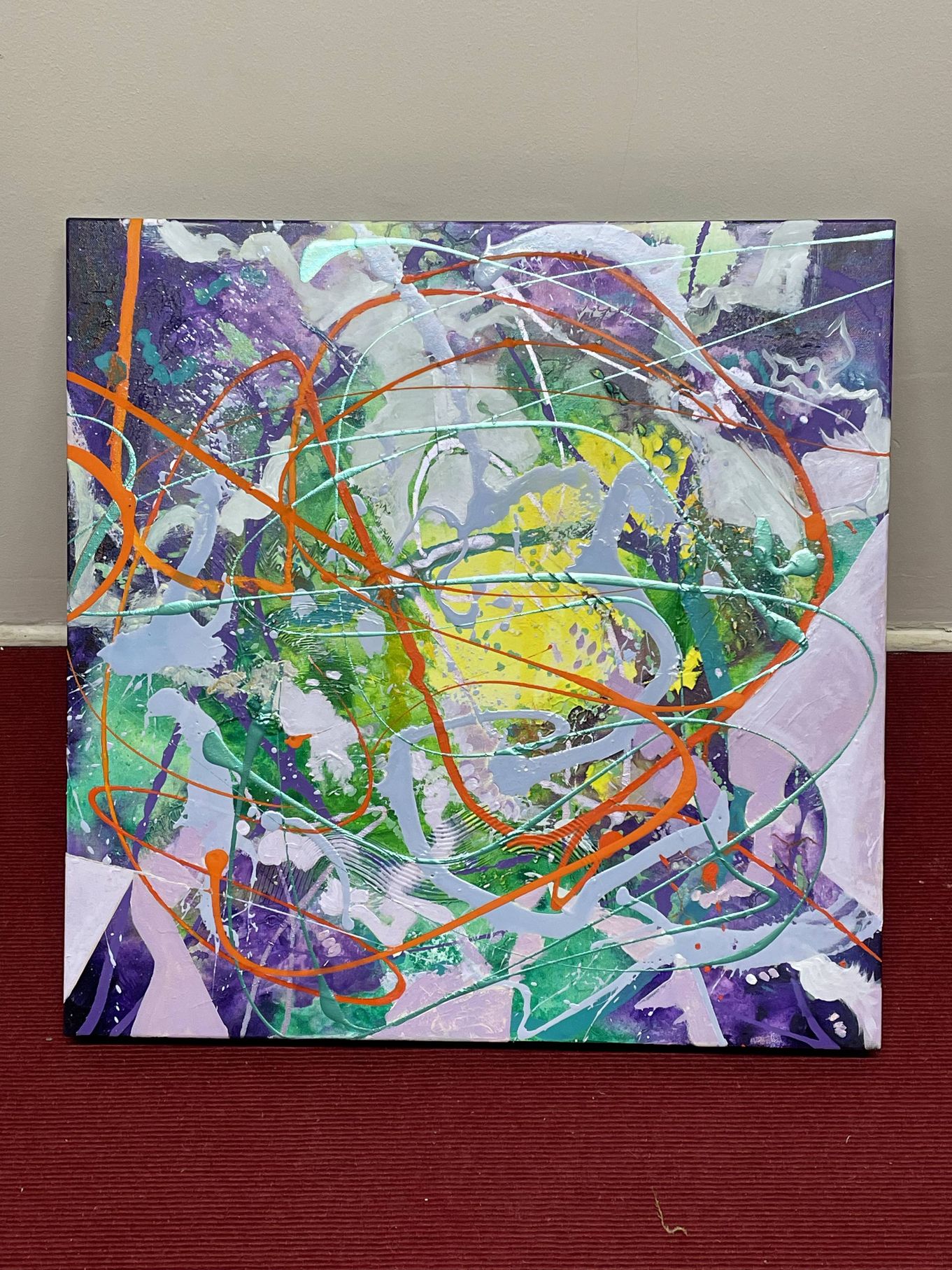 Close up of Abstract Art