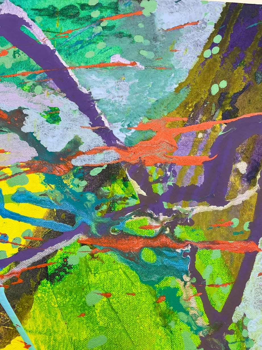Close up of Abstract Art
